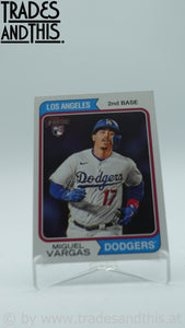 2023 Topps Heritage High Number Miguel Vargas #694 RC