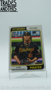 2023 Topps Heritage High Number Jose Hernandez #695 RC