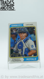 2023 Topps Heritage High Number Freddy Fermin #718 RC SP