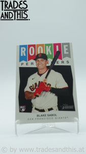 2023 Topps Heritage High Number Rookie Performers Blake Sabol #RP-13 RC