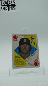2015 Topps Heritage '51 Mini Green Back Hanley Ramirez #34