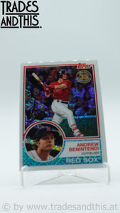 2018 Topps Silver Pack 1983 Topps Design Chrome Andrew Benintendi #18