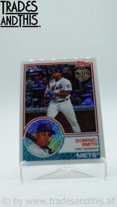 2018 Topps Silver Pack 1983 Topps Design Chrome Dominic Smith #36 RC