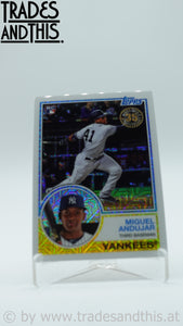2018 Topps Silver Pack 1983 Topps Design Chrome Miguel Andujar #38 RC