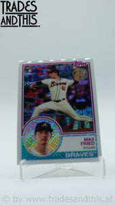 2018 Topps Silver Pack 1983 Topps Design Chrome Max Fried #49 RC