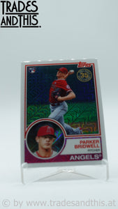 2018 Topps Silver Pack 1983 Topps Design Chrome Parker Bridwell #50 RC