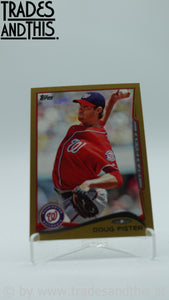 2014 Topps Update Series Gold 0923/2014 Doug Fister #US-137 RC