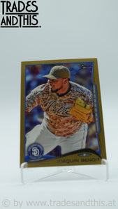 2014 Topps Update Series Gold 0033/214 Joaquin Benoit #US-326