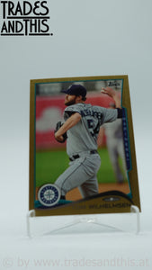 2014 Topps Update Series Gold 1052/2014 Tom Wilhelmsen #US-3