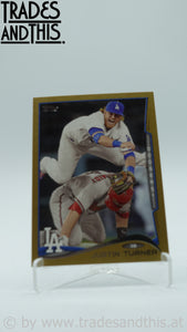 2014 Topps Update Series Gold 0831/2014 Justin Turner #US-68