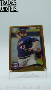 2014 Topps Update Series Gold 1579/2017 Ricky Nolasco #US-319