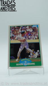 1989 Score Mark McGwire #3