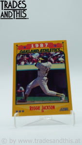 1988 Score Reggie Jackson #504
