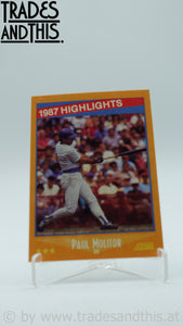 1988 Score Paul Molitor #660