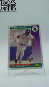 1992 Score Warren Newson #398