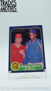 1986 Fleer Pete Rose - Dwight Gooden #638