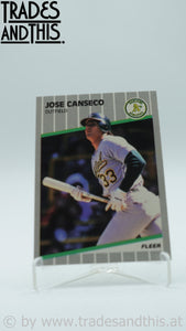 1989 Fleer Jose Canseco #5