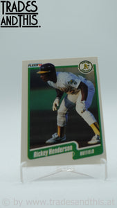 1990 Fleer Rickey Henderson #10