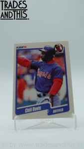 1990 Fleer Chili Davis #129