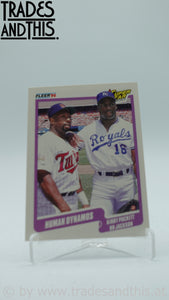 1990 Fleer Bo Jackson - Kirby Puckett #635