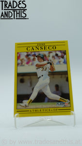 1991 Fleer Jose Canseco #5