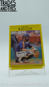 1991 Fleer Craig Biggio #499