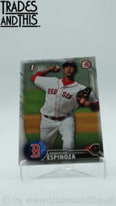2016 Bowman Prospects Anderson Espinoza #BP40
