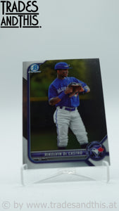 2022 Bowman Chrome Prospects Rikelvin De Castro #BCP-25