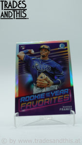 2022 Bowman Rookie of the Year Favorites Wander Franco #ROYF-1 RC