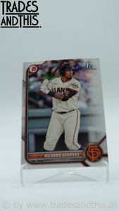 2022 Bowman Prospects Ricardo Genoves #BP-60