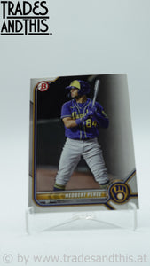 2022 Bowman Prospects Hedbert Perez #BP-67
