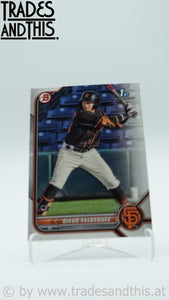 2022 Bowman Prospects Diego Velasquez #BP-110