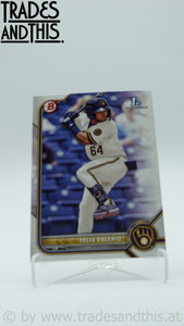 2022 Bowman Prospects Felix Valerio #BP-128