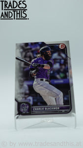 2022 Bowman Charlie Blackmon #75
