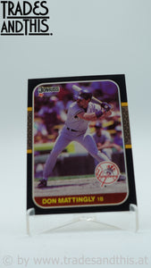 1987 Donruss Don Mattingly #52