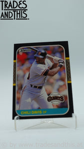 1987 Donruss Chili Davis #268