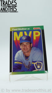 1989 Donruss MVP Paul Molitor #BC-9
