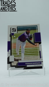 2022 Panini Donruss German Marquez #190