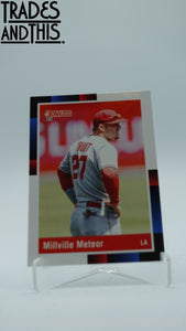 2022 Panini Donruss Mike Trout - Millville Meteor #265 VAR