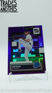2022 Panini Donruss Holo Purple Joe Ryan #54 RC