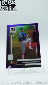 2022 Panini Donruss Holo Purple Shane McClanahan #124