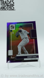 2022 Panini Donruss Holo Purple Gerrit Cole #165