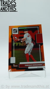 2022 Panini Donruss Holo Orange Enrique Hernandez #138