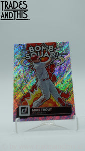 2022 Panini Donruss Bomb Squad Rapture Mike Trout #BS-8