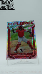 2022 Panini Donruss Elite Series Rapture Yadier Molina #ES-4