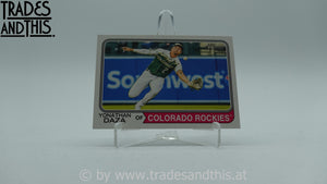 2023 Topps Heritage High Number Yonathan Daza #606