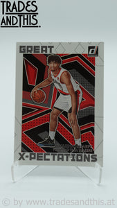 2022-23 Panini Donruss Great X-Pectations Shaedon Sharpe #3