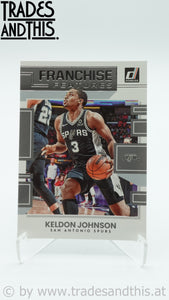 2022-23 Panini Donruss Franchise Features Keldon Johnson #30