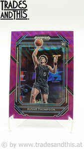 2023-24 Panini Prizm Draft Picks Purple Wave Prizm Ausar Thompson #17 RC