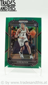 2023-24 Panini Prizm Draft Picks Green Prizm Donovan Kobe Bufkin #22 RC